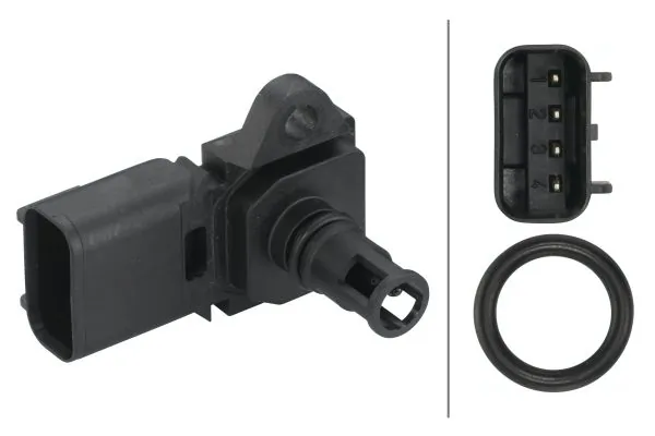Sensor, boost pressure