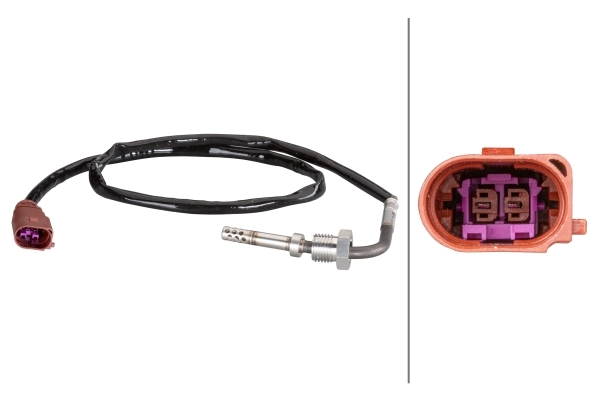 Sensor, exhaust gas temperature