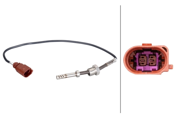 Sensor, exhaust gas temperature