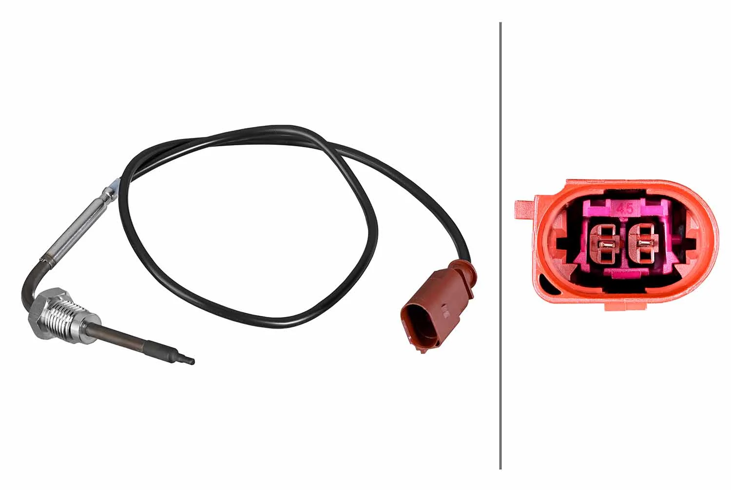Sensor, exhaust gas temperature