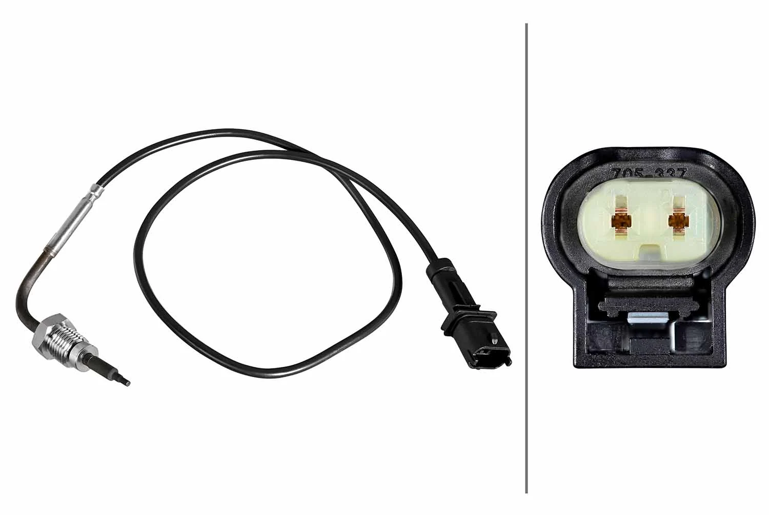 Sensor, exhaust gas temperature