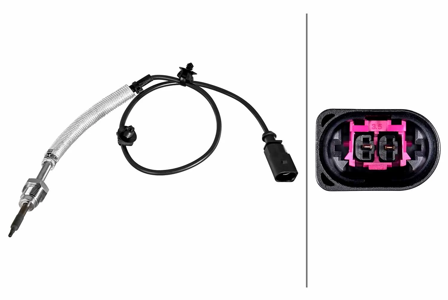 Sensor, exhaust gas temperature
