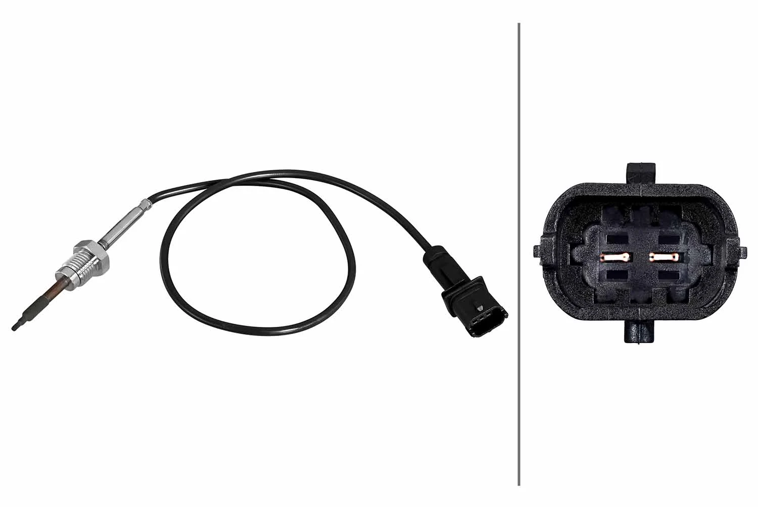 Sensor, exhaust gas temperature