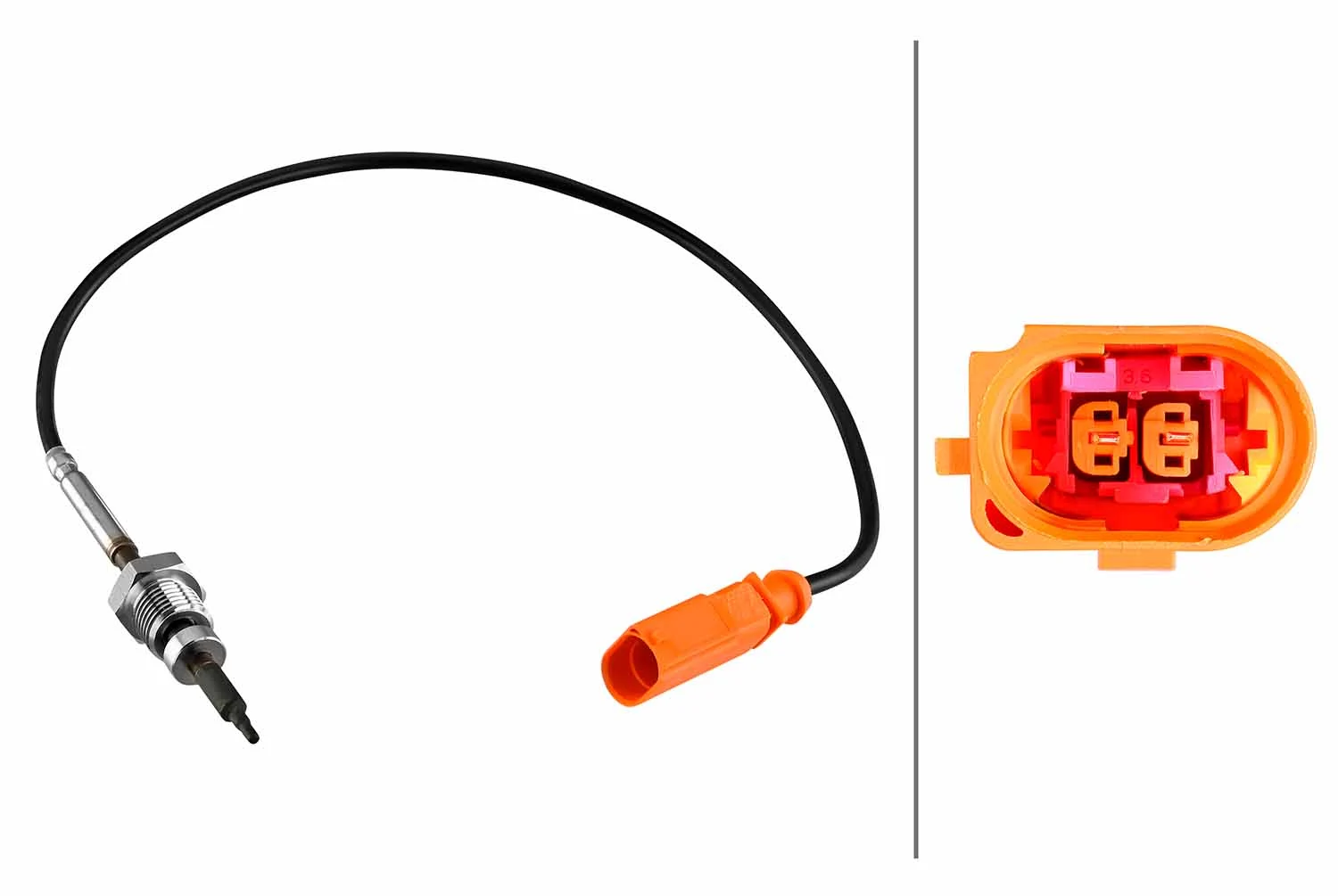 Sensor, exhaust gas temperature