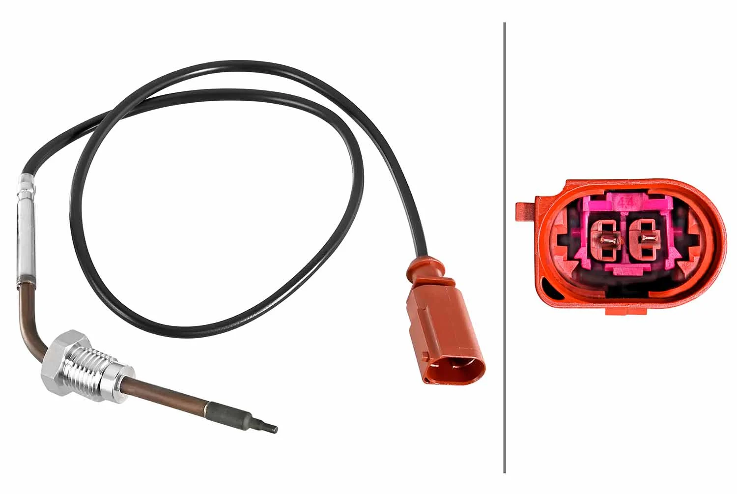 Sensor, exhaust gas temperature