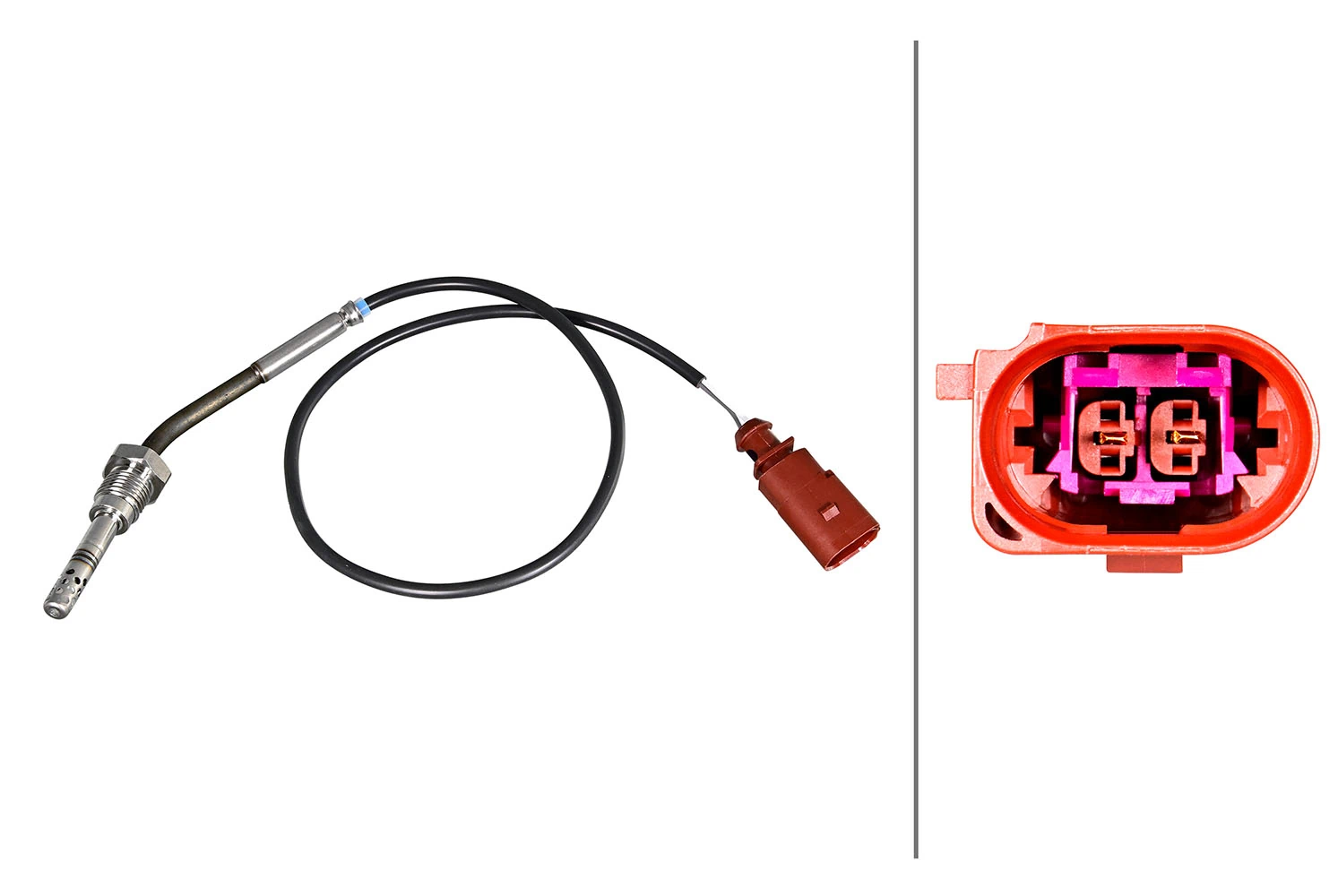 Sensor, exhaust gas temperature