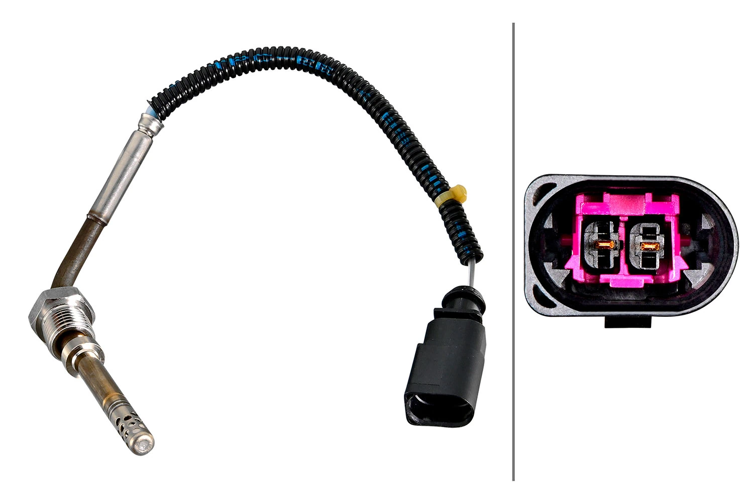 Sensor, exhaust gas temperature