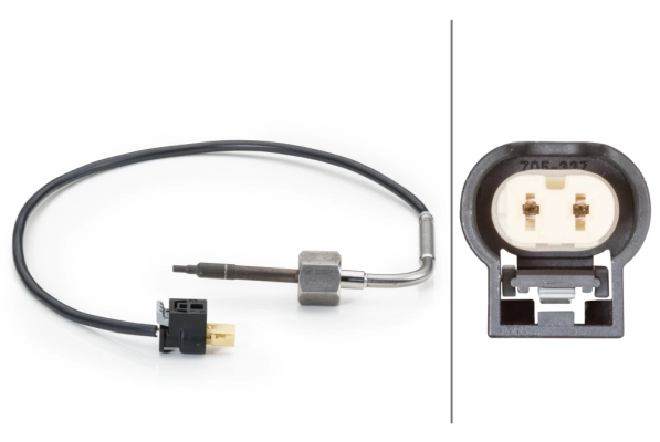 Sensor, exhaust gas temperature