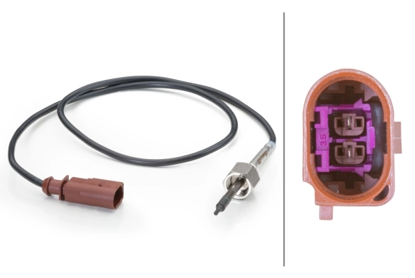 Sensor, exhaust gas temperature
