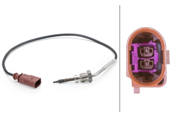 Sensor, exhaust gas temperature