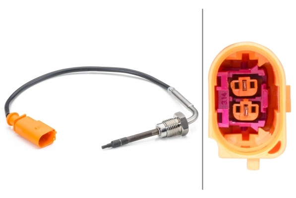 Sensor, exhaust gas temperature