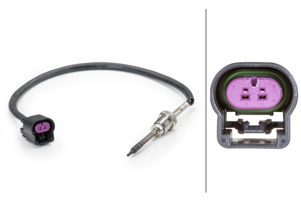 Sensor, exhaust gas temperature