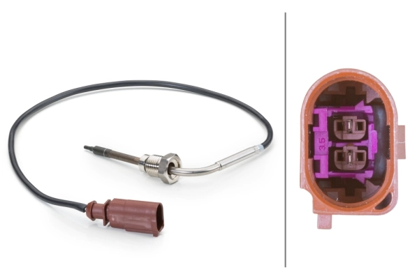 Sensor, exhaust gas temperature