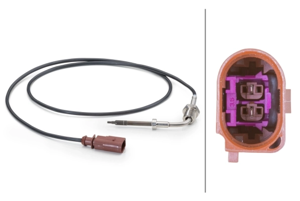 Sensor, exhaust gas temperature