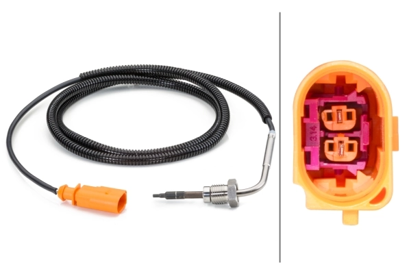 Sensor, exhaust gas temperature