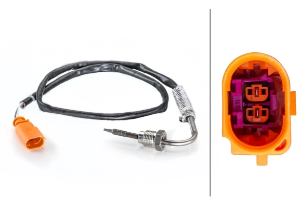Sensor, exhaust gas temperature