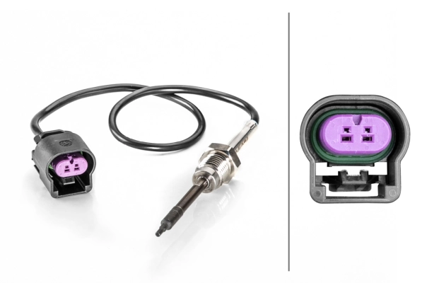 Sensor, exhaust gas temperature