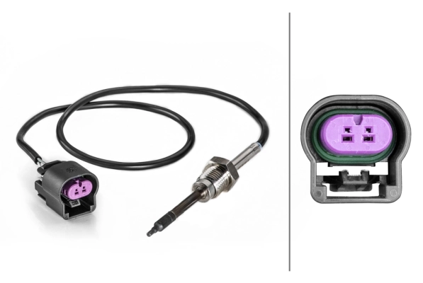 Sensor, exhaust gas temperature