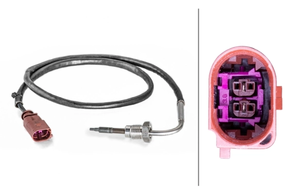 Sensor, exhaust gas temperature