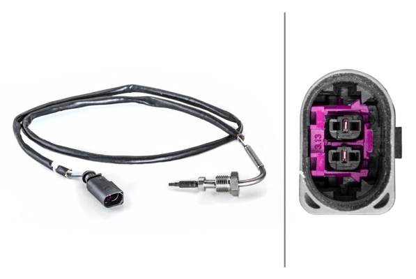 Sensor, exhaust gas temperature