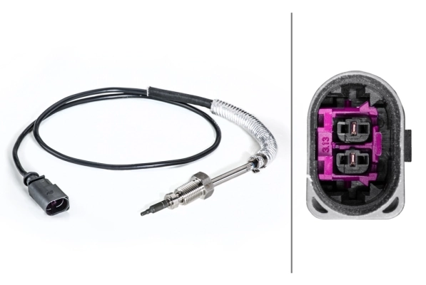 Sensor, exhaust gas temperature