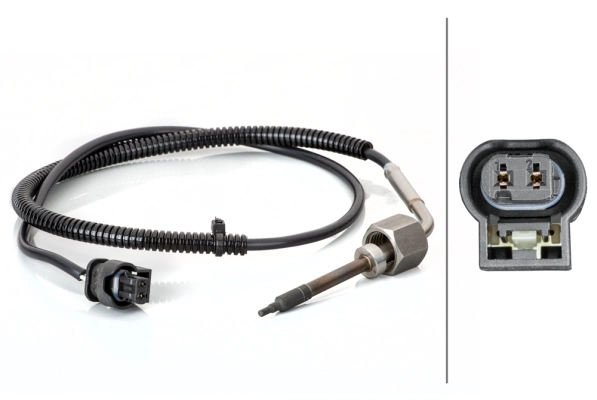 Sensor, exhaust gas temperature