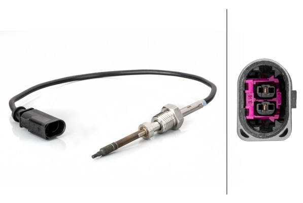 Sensor, exhaust gas temperature