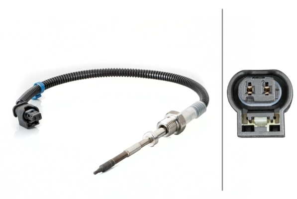 Sensor, exhaust gas temperature