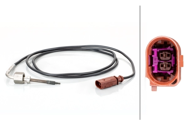 Sensor, exhaust gas temperature