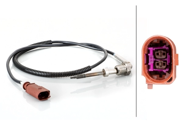 Sensor, exhaust gas temperature