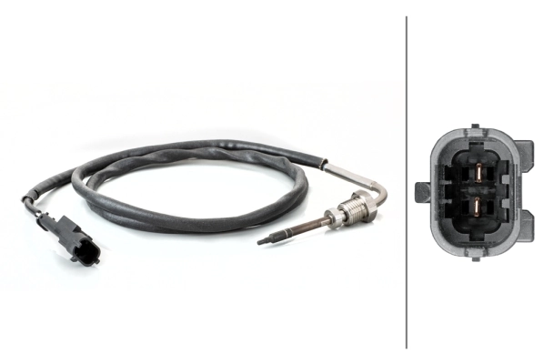 Sensor, exhaust gas temperature