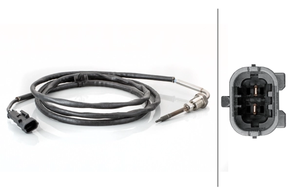 Sensor, exhaust gas temperature