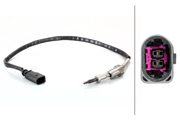 Sensor, exhaust gas temperature