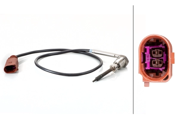 Sensor, exhaust gas temperature