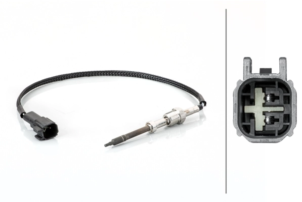 Sensor, exhaust gas temperature