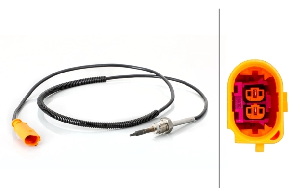 Sensor, exhaust gas temperature