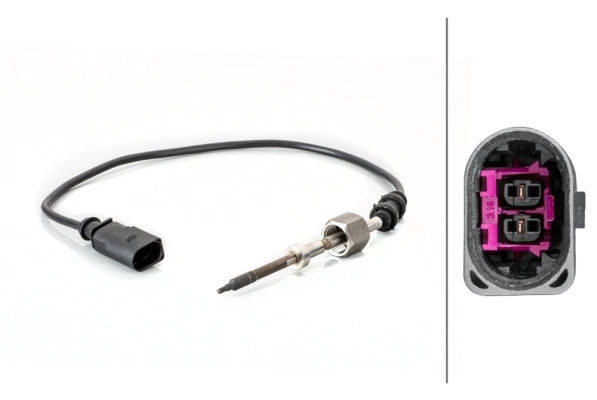 Sensor, exhaust gas temperature