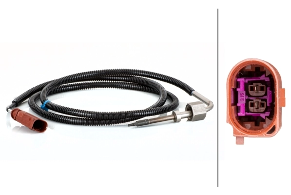 Sensor, exhaust gas temperature