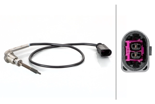 Sensor, exhaust gas temperature