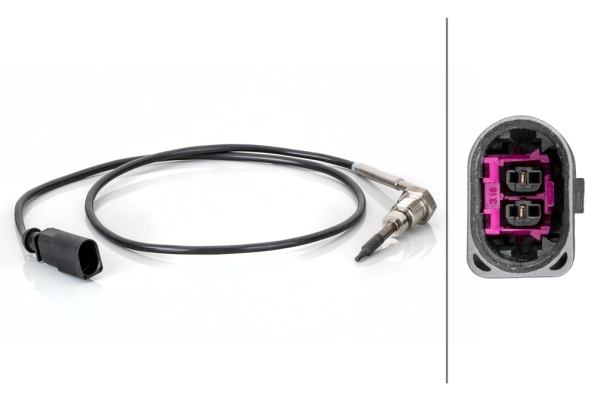 Sensor, exhaust gas temperature