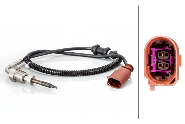 Sensor, exhaust gas temperature