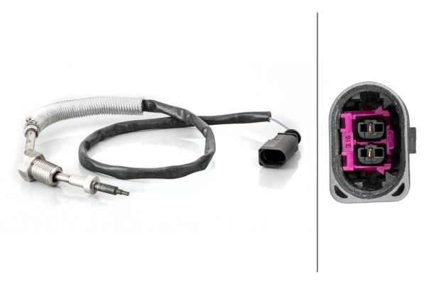 Sensor, exhaust gas temperature