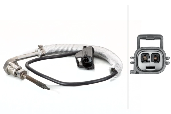 Sensor, exhaust gas temperature