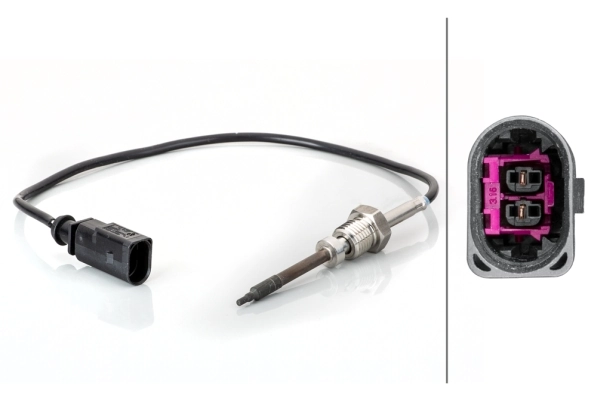 Sensor, exhaust gas temperature