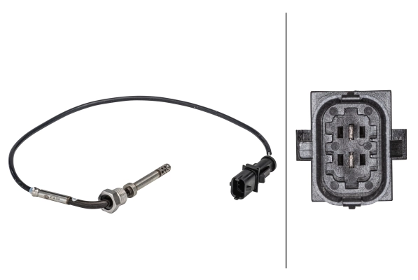 Sensor, exhaust gas temperature