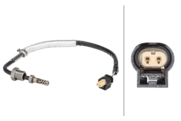 Sensor, exhaust gas temperature