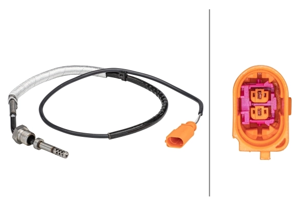 Sensor, exhaust gas temperature