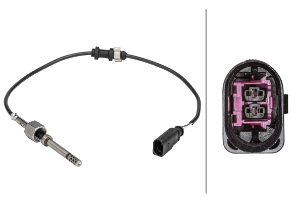 Sensor, exhaust gas temperature