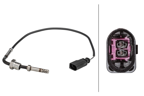 Sensor, exhaust gas temperature