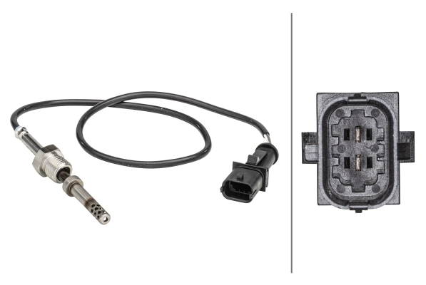 Sensor, exhaust gas temperature